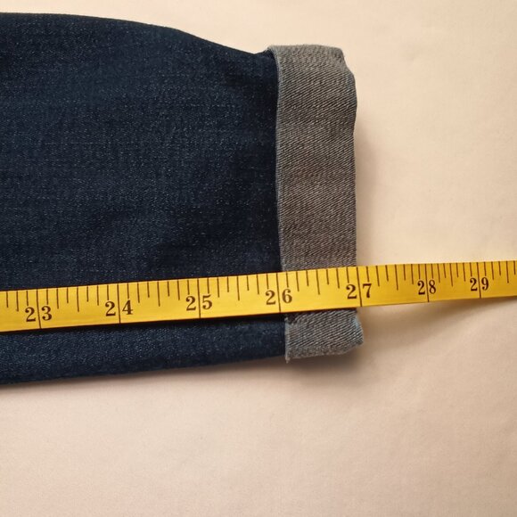 YMI Jeans Size 3 Ankle High Rise Skinny Dark Wash Cuffed Hem - Picture 8 of 10